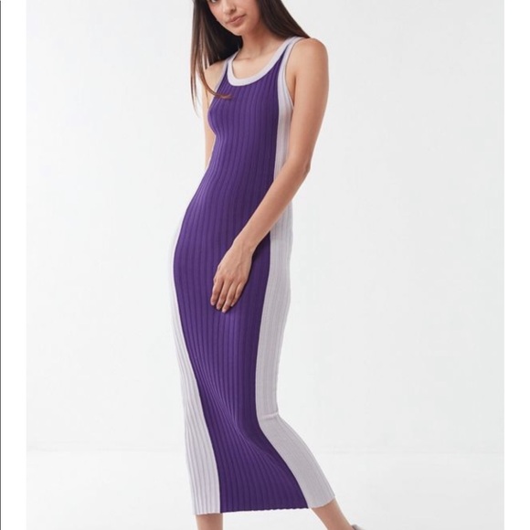 UO Colorblock Sweater Maxi Dress